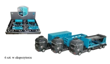 Auto - niebieska ciężarówka - SWEDE