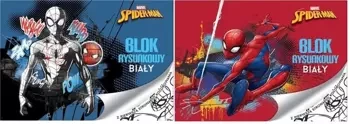 Blok rysunkowy A4/20K biały Spider Man - Beniamin