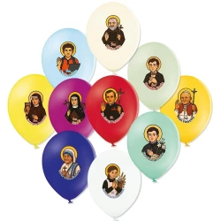 Balony z wizerunkami świętych (10szt) - Rafael
