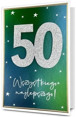 Karnet B6 Urodziny 50 - Pan Dragon