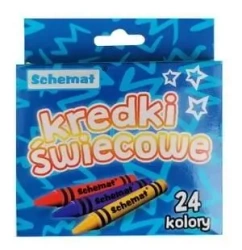 Kredki świecowe 24 kolory - Schemat