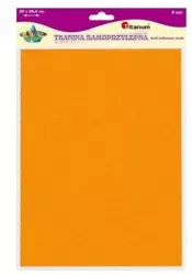 Tkanina samoprzylepna A4 20x28,5cm mix kolor. 3szt - Titanum