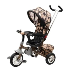 Rowerek trójkołowy 3w1 Typhoon 360 army - Baby Mix