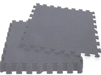 Mata ochronna puzzle pod basen, 8 sztuk 50 x 50 cm, szara