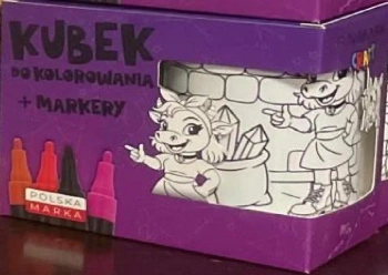 Kubek do malowania z markerami panimuu - Rawmark
