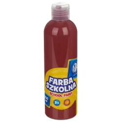 Farba szkolna naturalna tempera Astra 250 ml brązowa - ASTRA art-pap