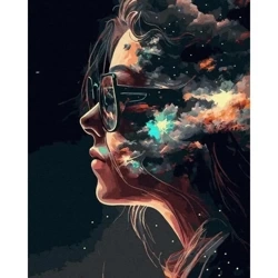 Malowanie po numerach- Sztuczna inteligencja 40x50 - Twoje Hobby