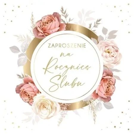 Zaproszenie Rocznica Ślubu (10szt) - Armin Style