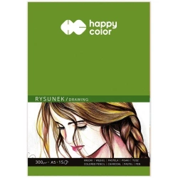 Blok do rysunku A5/15K 300g HAPPY COLOR - GDD