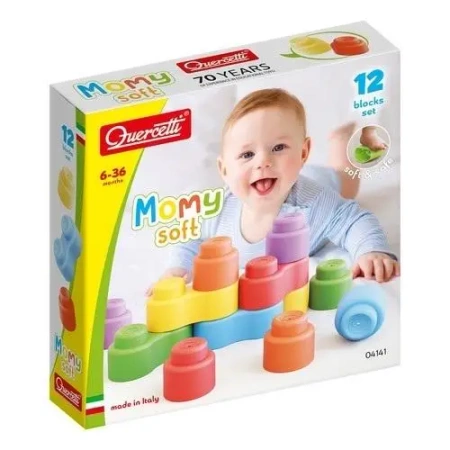Klocki Momy Soft miękkie 12el - Quercetti