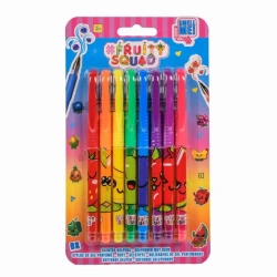 Pachnące długopisy żelowe 8szt FRUITYSQUAD - Canenco