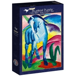 Puzzle 1000 Niebieski koń I , Franz Marc 1911 - Bluebird Puzzle