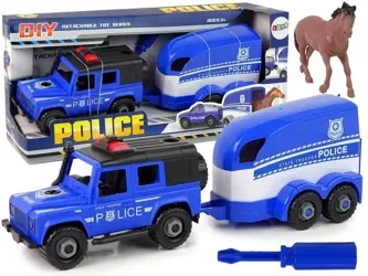 Transporter policja do rozkręcania - Leantoys