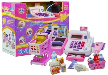 Kasa sklepowa + akcesoria - Leantoys