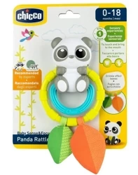Grzechotka i gryzak Panda - Chicco