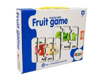 Puzzle edukacyjne owoce 10el - Leantoys