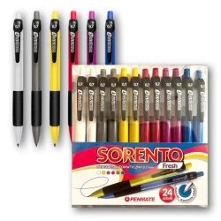 Długopis automat Sorento Fresh 24szt nieb PENMATE
