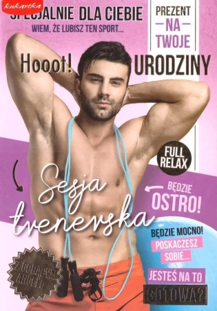 Karnet B5 Q-155 Urodziny Gorący Angelo - Kukartka