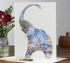 Karnet A031 B6 + koperta Słoń w wodzie - DM Collection