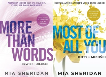 Most of All You. Dotyk miłości + More Than Words. Dźwięki miłości Sheridan - Mia Sheridan, Grażyna Woźniak