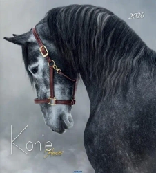 Kalendarz 2026 ścienny 32x32cm Konie - AVANTI