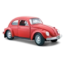 Model kompozytowy Volkswagen Beetle 1973 czerwony - Maisto