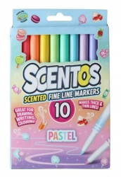 Scentos. Pachnące flamastry. 10 pastelowych kolorów - Dumel