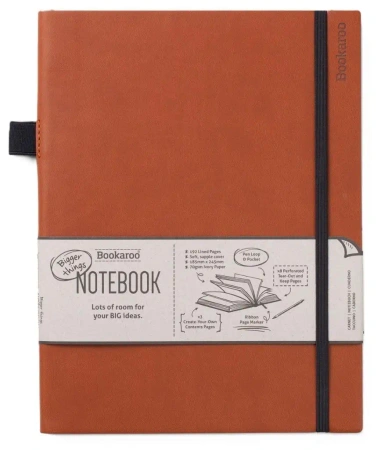 Bookaroo Notatnik Journal duży - Brązowy - IF