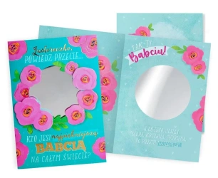 Karnet Babcia lusterko - Kukartka