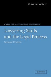 Lawyering Skills and the Legal Process - Caroline Maughan