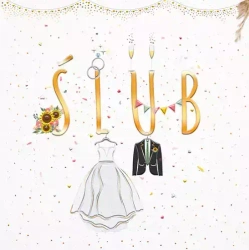 Karnet KW Ślub Państwo Młodzi - Henry