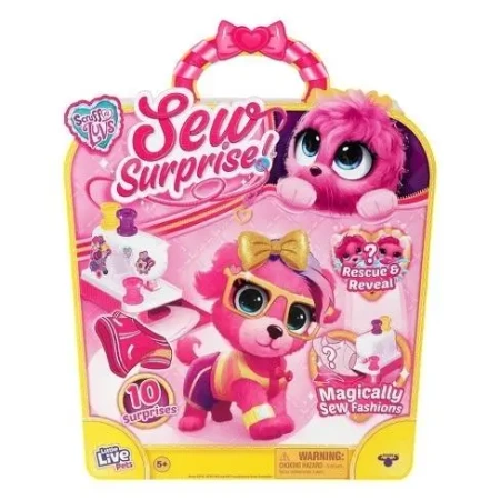 Little Live Pets. Maskotka Sew Surprise róż - Sellmar