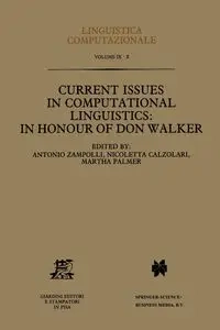 Current Issues in Computational Linguistics - Zampolli Antonio