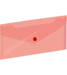 Koperta Zatrzaskowa Dl Grand Zp042 Czerwona Pp