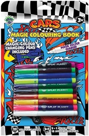 Książeczka z magicznymi mazakami Auta - Praca zbiorowa