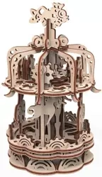 Puzzle Drewniane 3D Karuzela S - Nice Idea