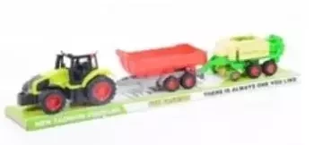 Traktor + dwie maszyny - Macyszyn Toys
