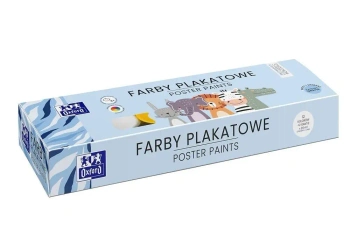 Farby plakatowe Kids 12 + 2 kolory 20ml - Oxford