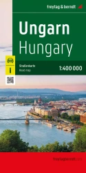 Mapa Węgry 1:400 000 - Opracowanie zbiorowe