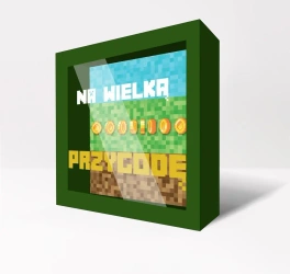 Skarbboxy na wielką przygodę piksele - Kukartka