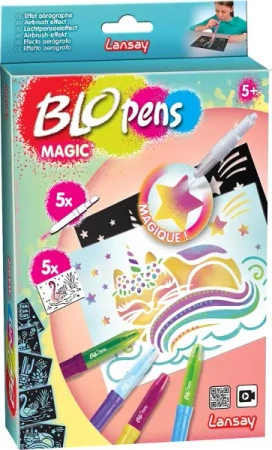 Długopisy magiczne dmuchane 5szt - Blopens