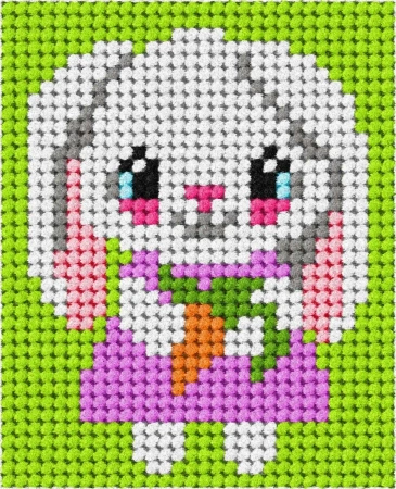 Haft. Moje pierwsze wyszywanie - Królik - Anex-bis