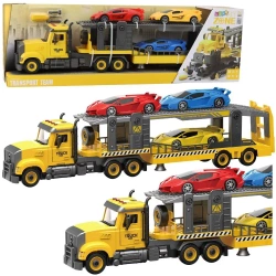 Ciężarówka laweta ze światłem i dźwiękiem - Leantoys