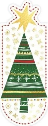 Zakładka magnetyczna owal choinka z gwiazdką - Henry