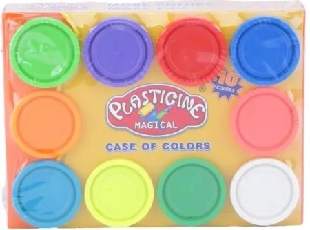 Zestaw ciastoliny 10szt - Merkpol