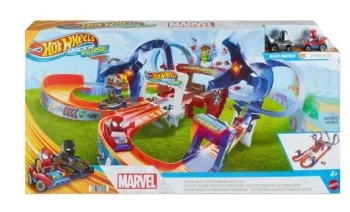 Hot Wheels RacerVerse Marvel Pajęczynowy tor - Mattel