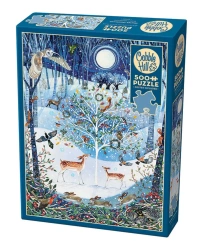 Puzzle 500 Zimowy las 113625 - Cobble Hill
