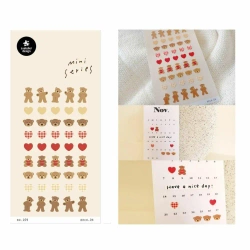 Naklejki mini Pluszowy Miś - SuAtelier