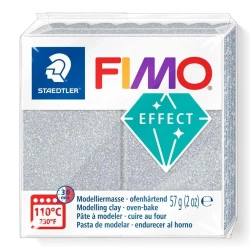 Masa termoutwardzalna Fimo 57g srebrny metaliczny - Staedtler