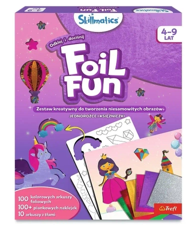 Zestaw Skillmatics Foil Fun Jednorożce i Księżnicz - Trefl